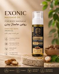 روغن ماساژ بدن اکسونیک حاوی روغن آرگان