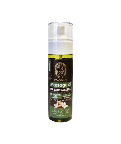 روغن ماساژ بدن اکسونیک حاوی روغن بادام شیرین و روغن یاس