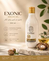 شامپو بدن کرمی روغن آرگان ۳۰۰ میل EXONIC